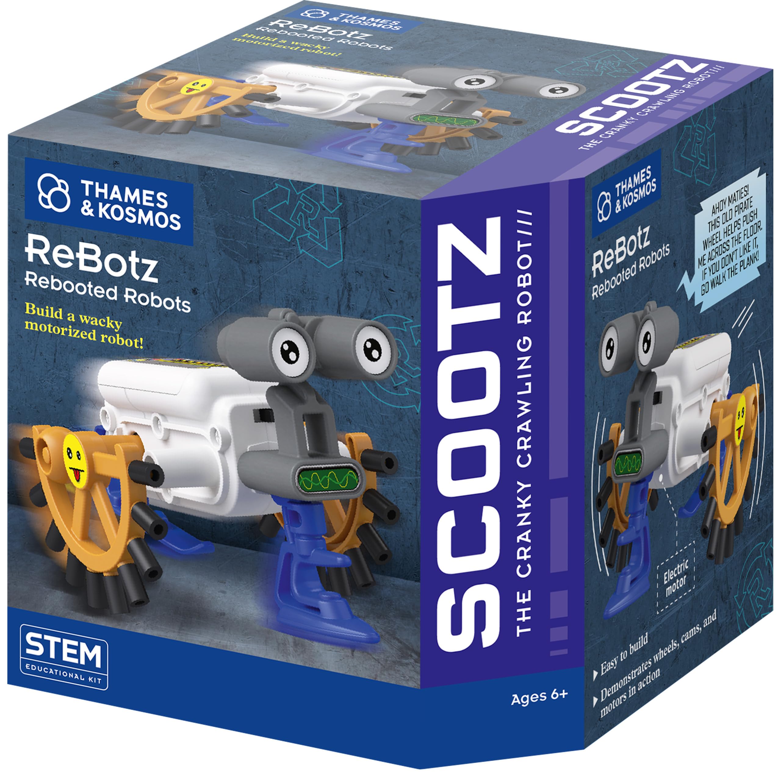 Amazon.com: ReBotz: Scootz - The Cranky Crawling Robot | Robotics